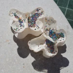 Dziecięce dmuchane rękawki - Butterfly Cotton Candy Glitter / Sunny Life