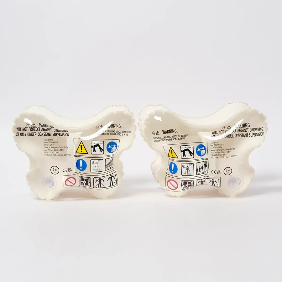 Dziecięce dmuchane rękawki - Butterfly Cotton Candy Glitter / Sunny Life