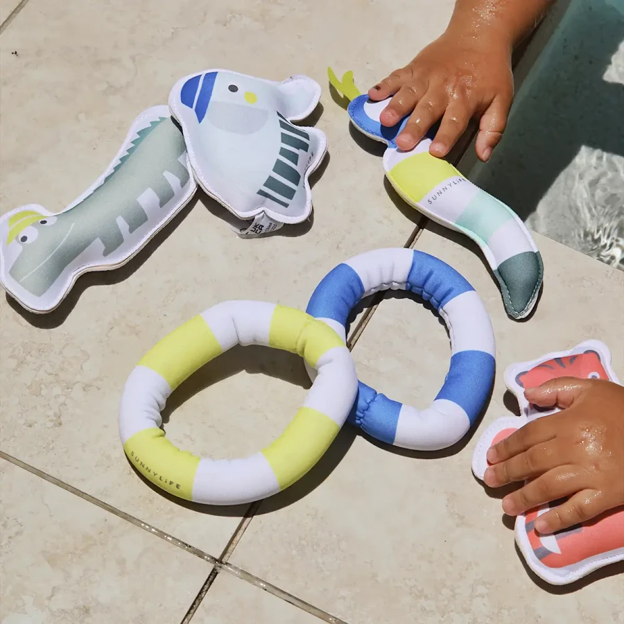 Zabawki do nauki nurkowania - Into the Jungle, 6 szt. / Sunny Life