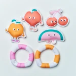 Zabawki do nauki nurkowania - Poppy the Peach, 6 szt. / Sunny Life