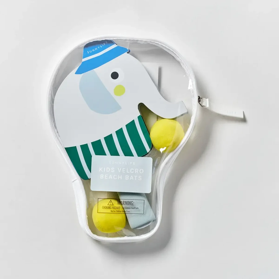 Dziecięce rakietki plażowe na rzep - Eli the Elephant / Sunny Life