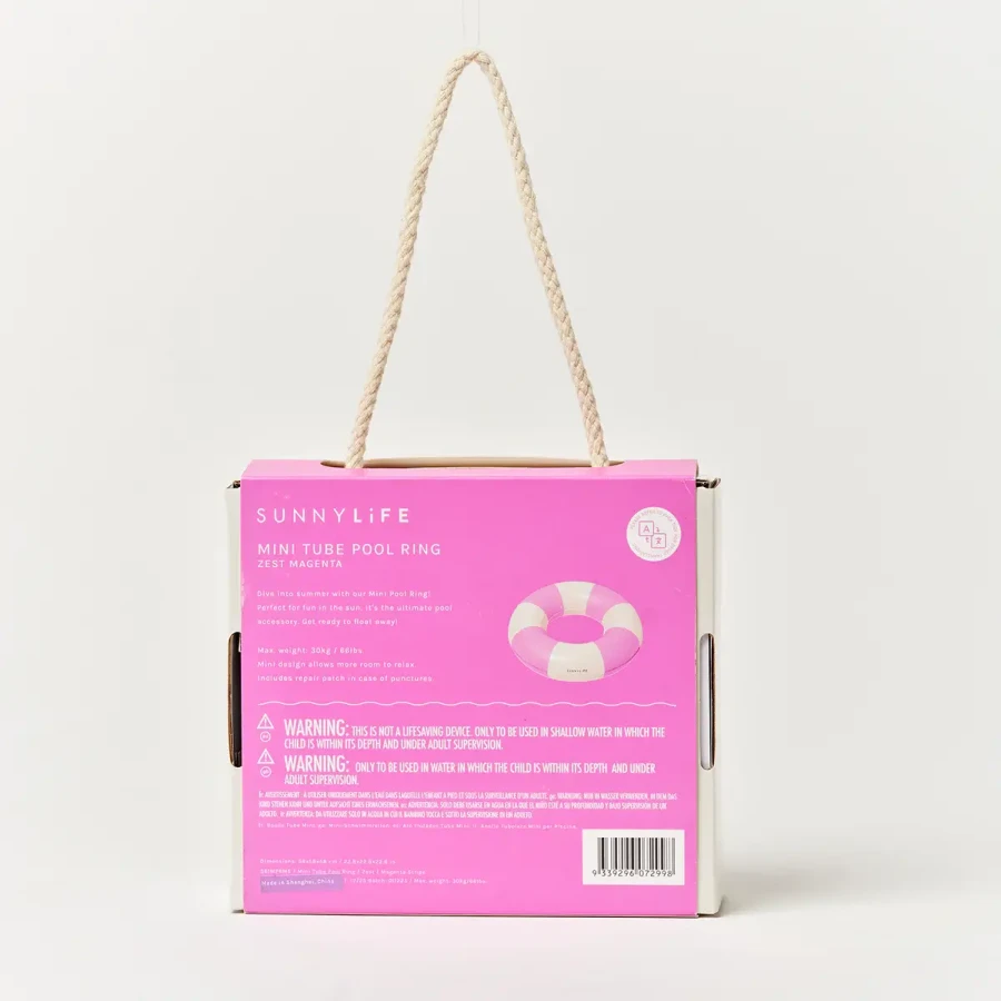 Koło do pływania Mini - Pool Party Magenta / Sunny Life