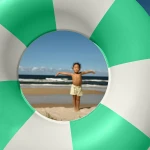 Koło do pływania Mini - Pool Party Green / Sunny Life