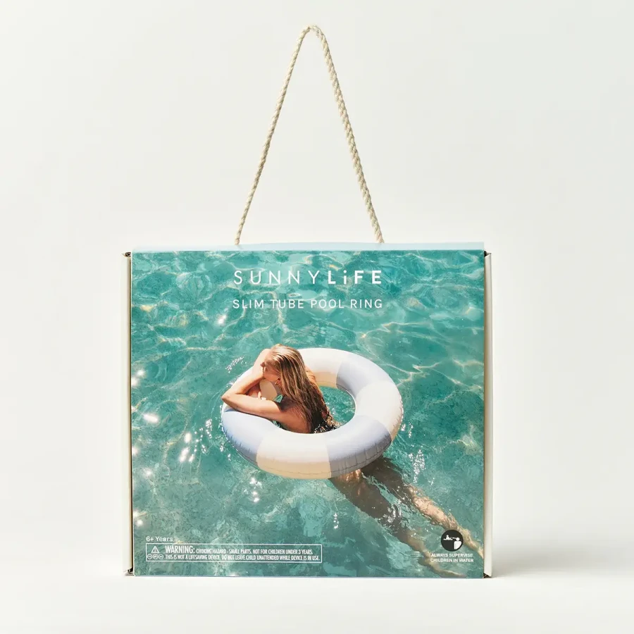 Koło do pływania Slim - La Mer Med Blue / Sunny Life