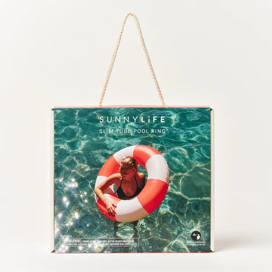 Koło do pływania Slim - Pool Party Tomato / Sunny Life