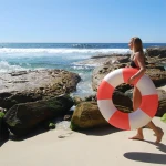 Koło do pływania Slim - Pool Party Tomato / Sunny Life