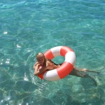 Koło do pływania Slim - Pool Party Tomato / Sunny Life