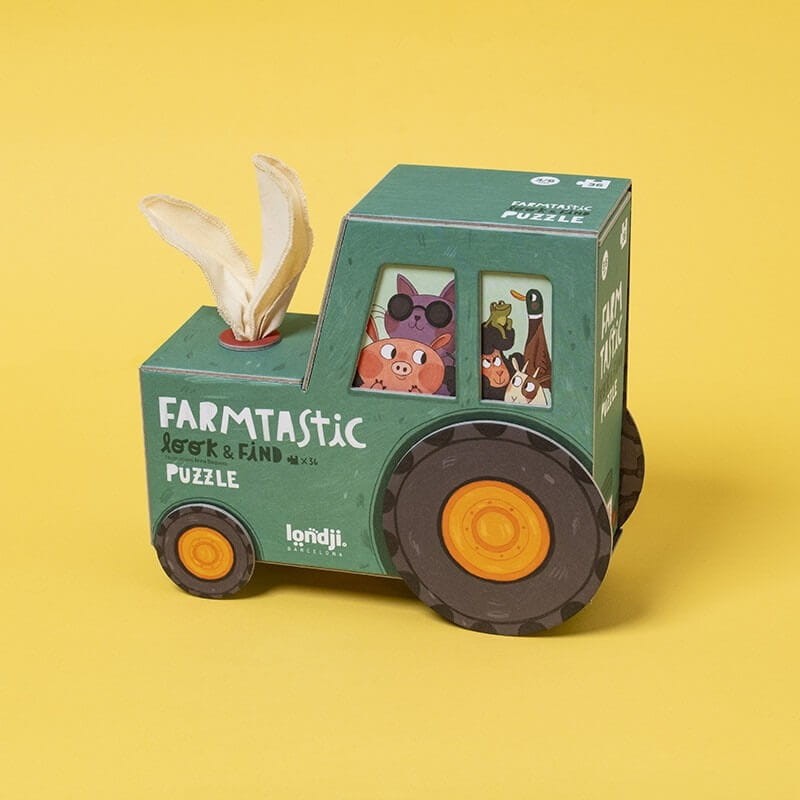 Puzzle z grą obserwacyjną Farmtastick / Londji