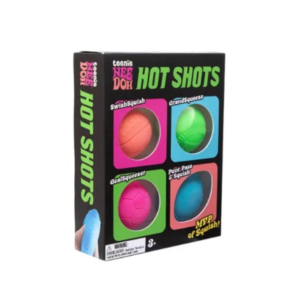 Zestaw gniotków sensorycznych Teenie Needoh Hot Shots / Schylling
