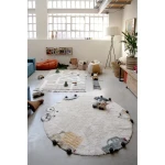 Dywan Bawełniany Pojazdy Eco-City 140 cm / Lorena Canals