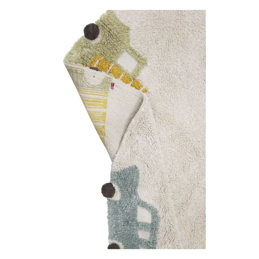 Dywan Bawełniany Pojazdy Eco-City 140 cm / Lorena Canals