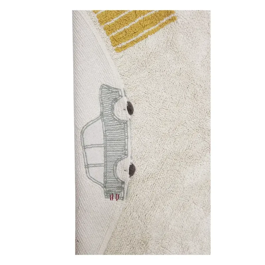 Dywan Bawełniany Pojazdy Eco-City 140 cm / Lorena Canals