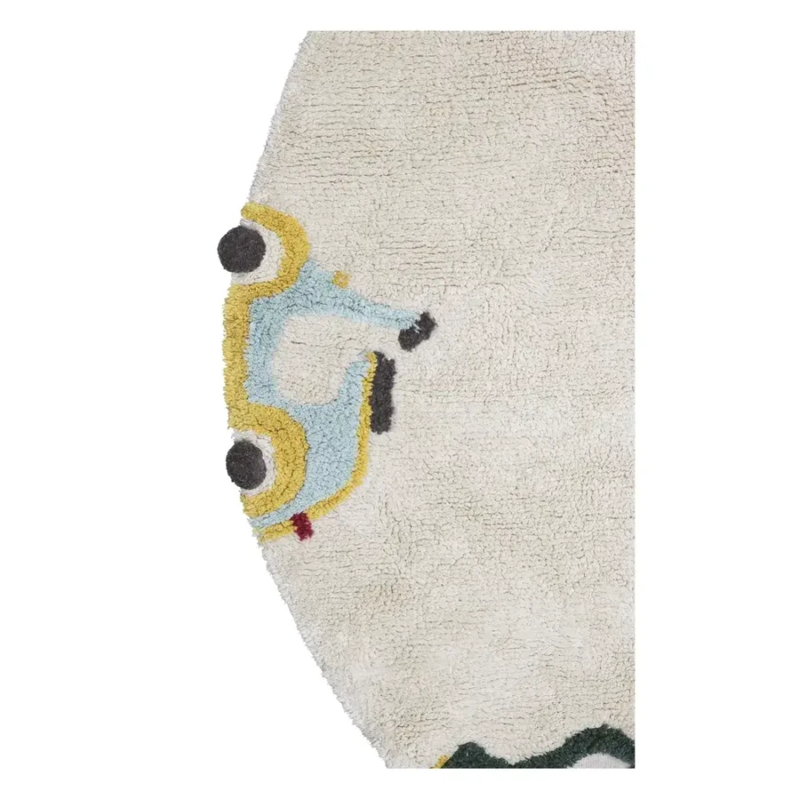 Dywan Bawełniany Pojazdy Eco-City 140 cm / Lorena Canals