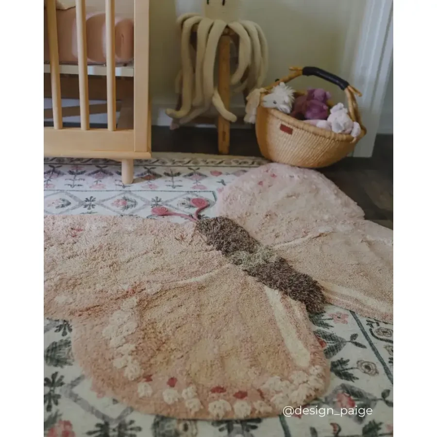 Dywan Bawełniany Baby Butterfly 120 x 90 cm / Lorena Canals