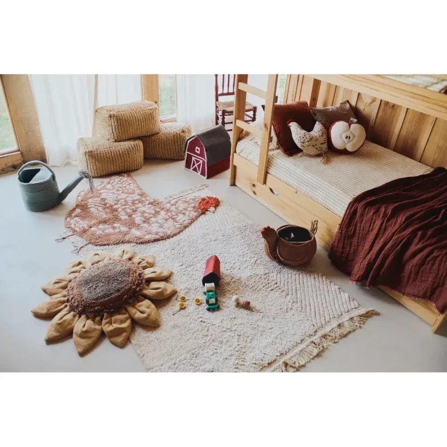 Dywan Bawełniany Kura 110 x 100 cm / Lorena Canals