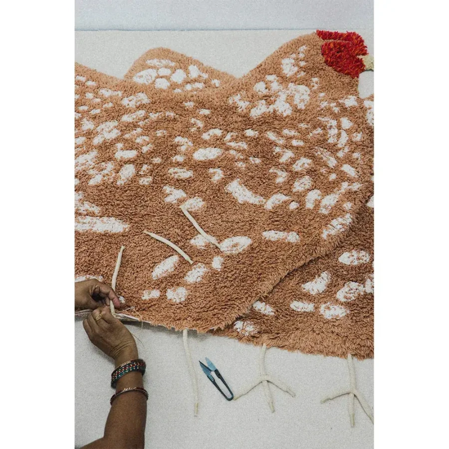 Dywan Bawełniany Kura 110 x 100 cm / Lorena Canals