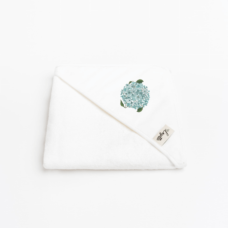 Ręcznik niemowlęcy BLUE FLOWERS / Layette