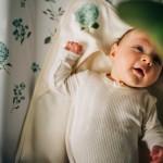 Ręcznik niemowlęcy BLUE FLOWERS / Layette