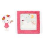 Książeczka aktywizująca z mini przytulanką Strażniczka snów Jednorożec Lena 18m+ / Lilliputiens