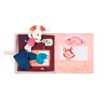 Książeczka aktywizująca z mini przytulanką Strażniczka snów Jednorożec Lena 18m+ / Lilliputiens