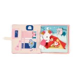 Książeczka aktywizująca z mini przytulanką Strażniczka snów Jednorożec Lena 18m+ / Lilliputiens