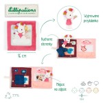 Książeczka aktywizująca z mini przytulanką Strażniczka snów Jednorożec Lena 18m+ / Lilliputiens