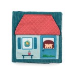 Książeczka aktywizująca z mini pacynkami Emocje Jeżyk Leon 18m+ / Lilliputiens