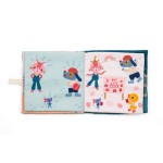 Książeczka aktywizująca z mini pacynkami Emocje Jeżyk Leon 18m+ / Lilliputiens