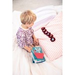 Książeczka aktywizująca z mini pacynkami Emocje Jeżyk Leon 18m+ / Lilliputiens