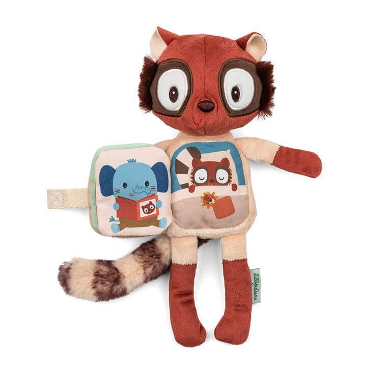 Przytulanka z książeczką Lemur Elvis 6m+ / Lilliputiens
