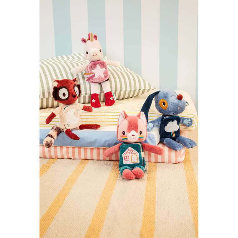 Przytulanka z książeczką Lemur Elvis 6m+ / Lilliputiens