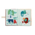 Książeczka sensoryczna aktywizująca "A kuku" Lew Jack 9m+ / Lilliputiens