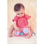 Przytulanka aktywizująca do zabawy Radio Kotka Jeanne 9m+ / Lilliputiens