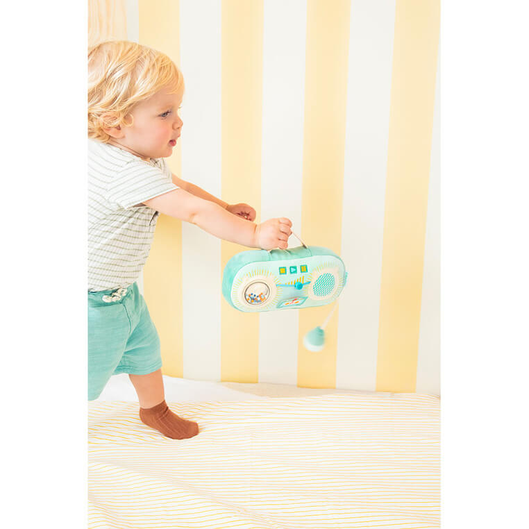 Przytulanka aktywizująca do zabawy Radio Radio Smok Joe 9m+ / Lilliputiens