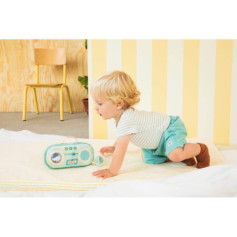 Przytulanka aktywizująca do zabawy Radio Radio Smok Joe 9m+ / Lilliputiens