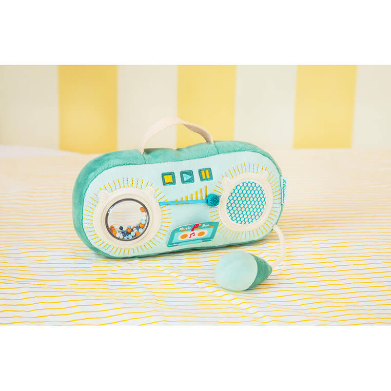 Przytulanka aktywizująca do zabawy Radio Radio Smok Joe 9m+ / Lilliputiens