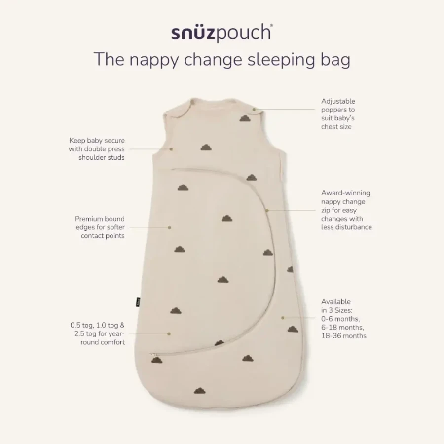 Śpiworek SnuzPouch - Sand cloud / Snuz