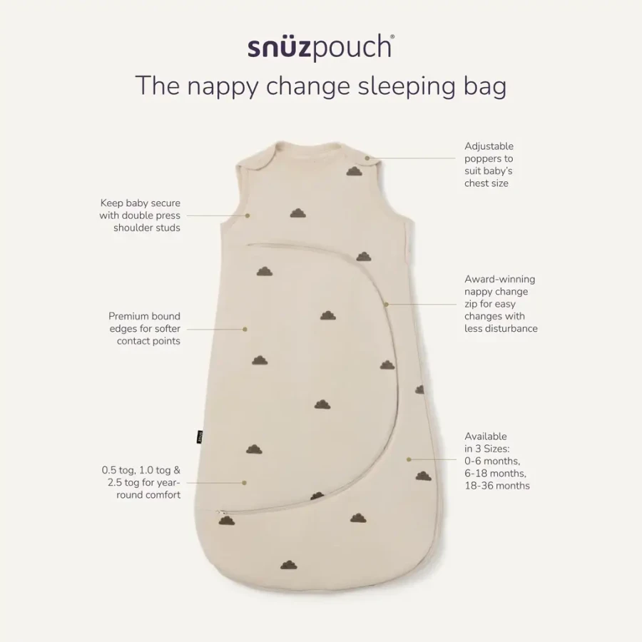 Śpiworek SnuzPouch - Sage Cross / Snuz