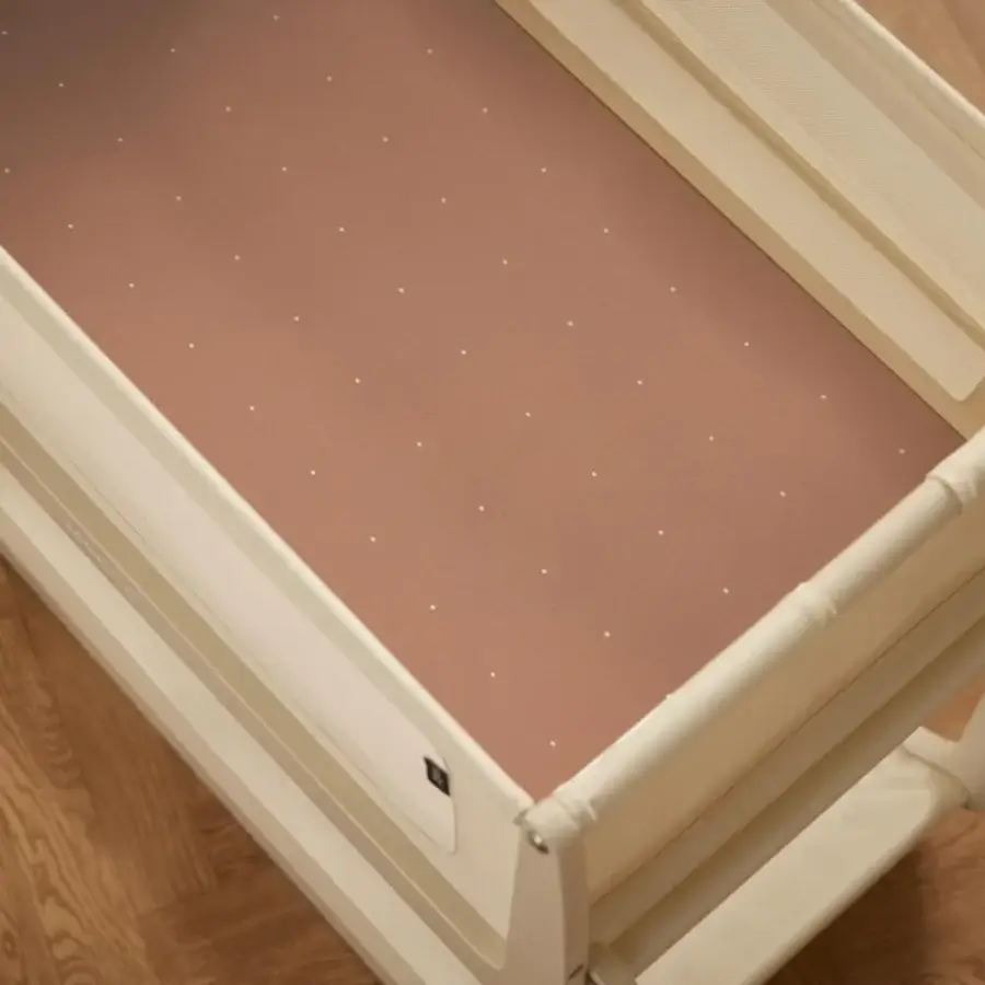 Zestaw 2 prześcieradeł do łóżeczka dziecięcego SnuzPod - blush, dot / Snuz