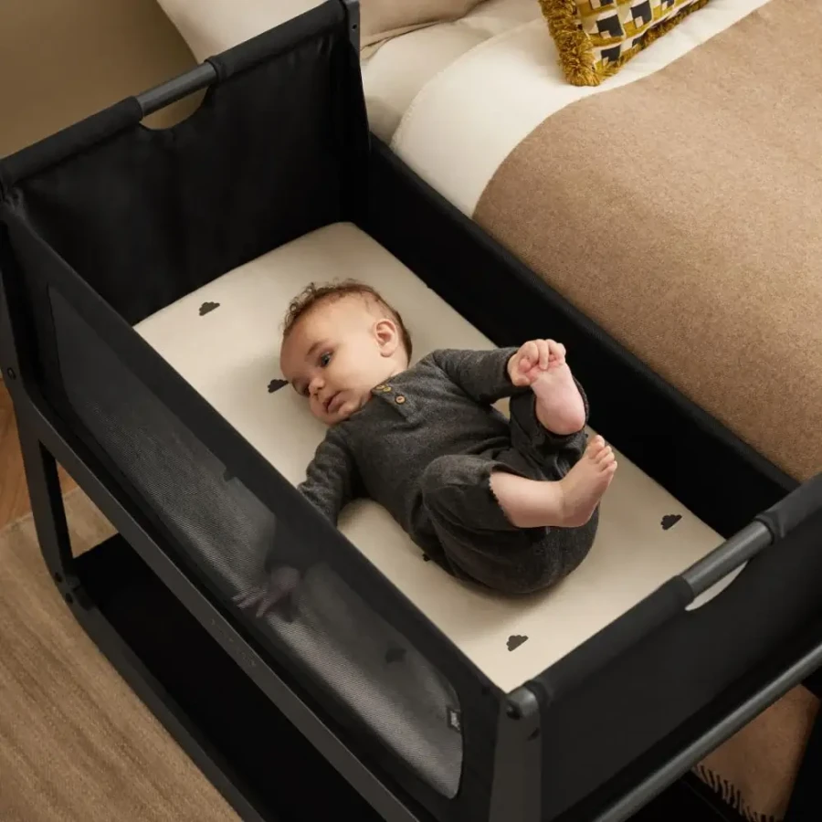 Zestaw 2 prześcieradeł do łóżeczka dziecięcego SnuzPod - sand, cloud / Snuz