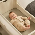 Zestaw 2 prześcieradeł do łóżeczka dziecięcego SnuzPod - sage, cross / Snuz