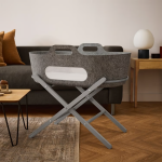 Kosz Mojżesza ze stojakiem SnuzBaskit - ciemnoszary / Snuz