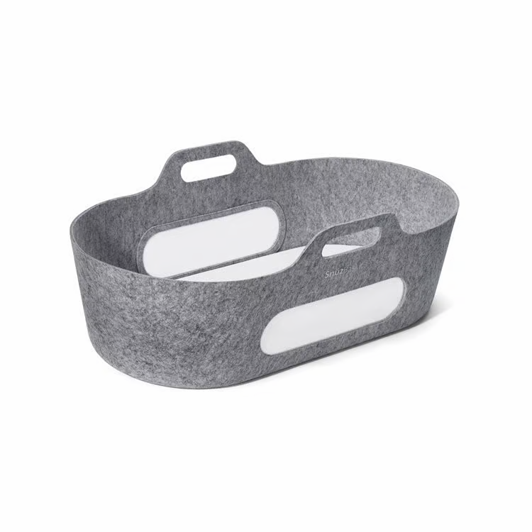 Kosz Mojżesza ze stojakiem SnuzBaskit - ciemnoszary / Snuz