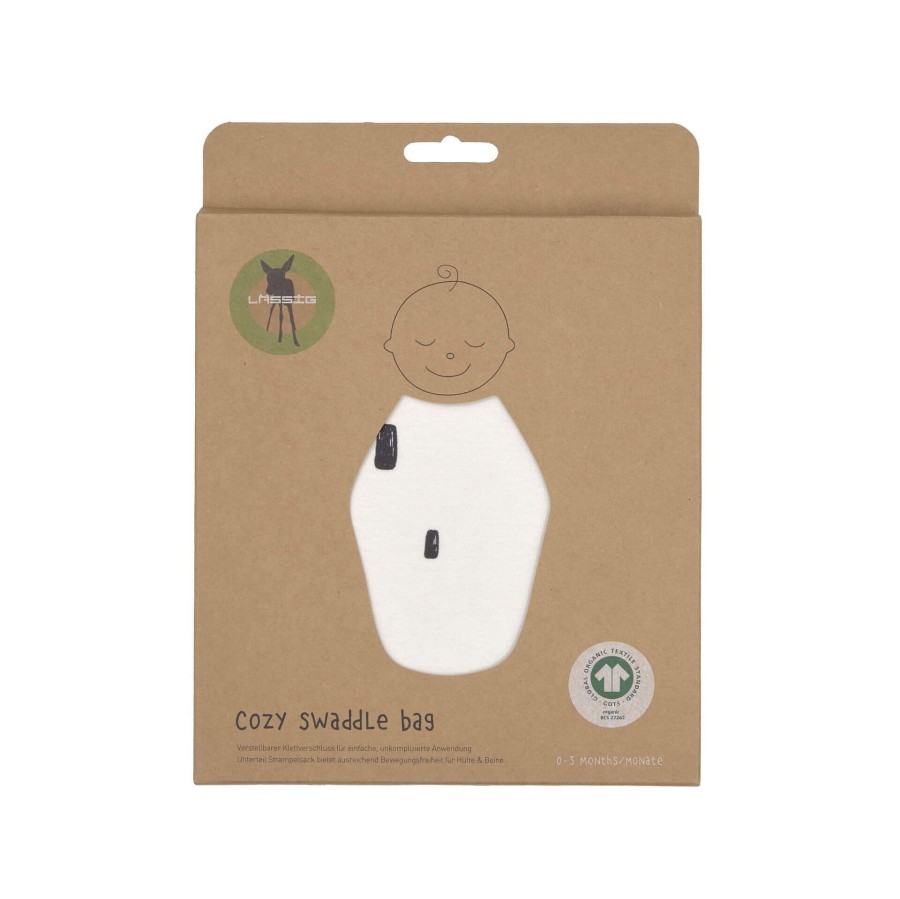Otulacz, Cozy Swaddle Bag GOTS - Bricks milky / Lässig