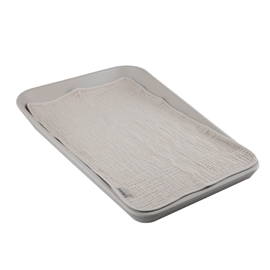 Podkład muślinowy na przewijak MATTY™ 2-pak - cappuccino, mocca / Leander