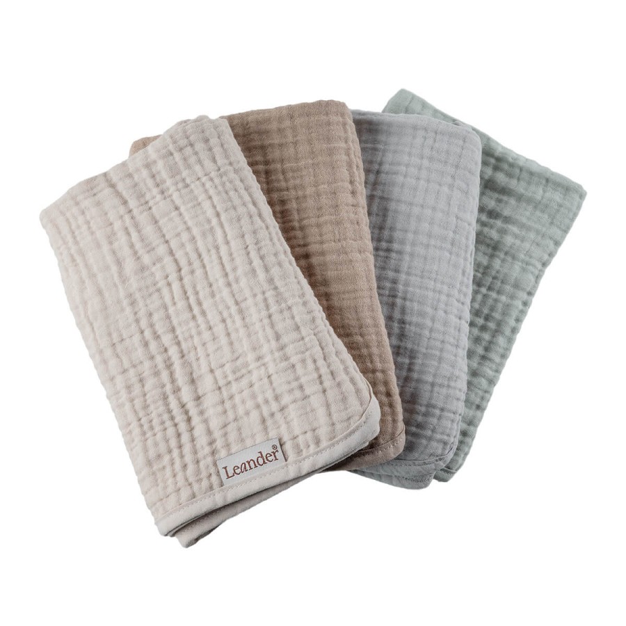 Podkład muślinowy na przewijak MATTY™ 2-pak - cappuccino, mocca / Leander