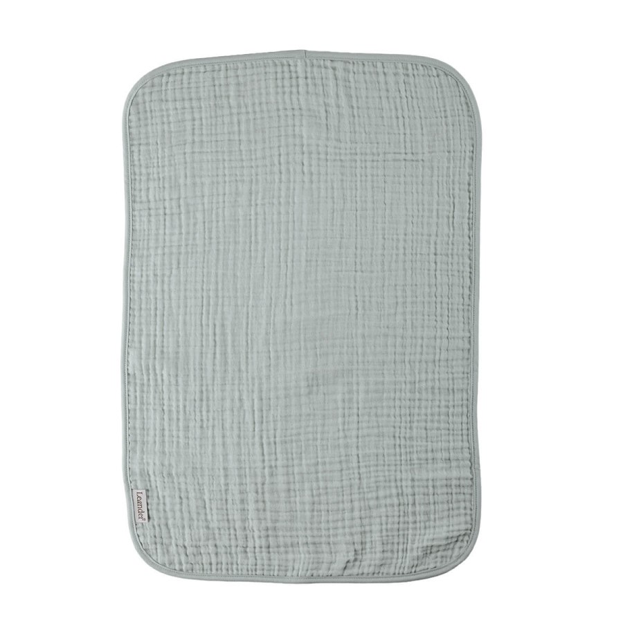 Podkład muślinowy na przewijak MATTY™ 2-pak - grey, sage green / Leander