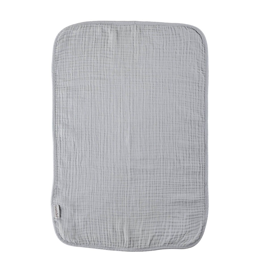 Podkład muślinowy na przewijak MATTY™ 2-pak - grey, sage green / Leander