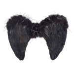 Skrzydła motyla z czarnych piór Nyx / Souza!