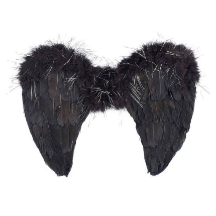 Skrzydła motyla z czarnych piór Nyx / Souza!